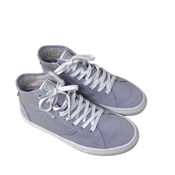 VANS Skate Lizzie Dusty Blue Shoe High Casual For Women Suede Canvas VN0A4BX1DSB - Picture 3 of 10